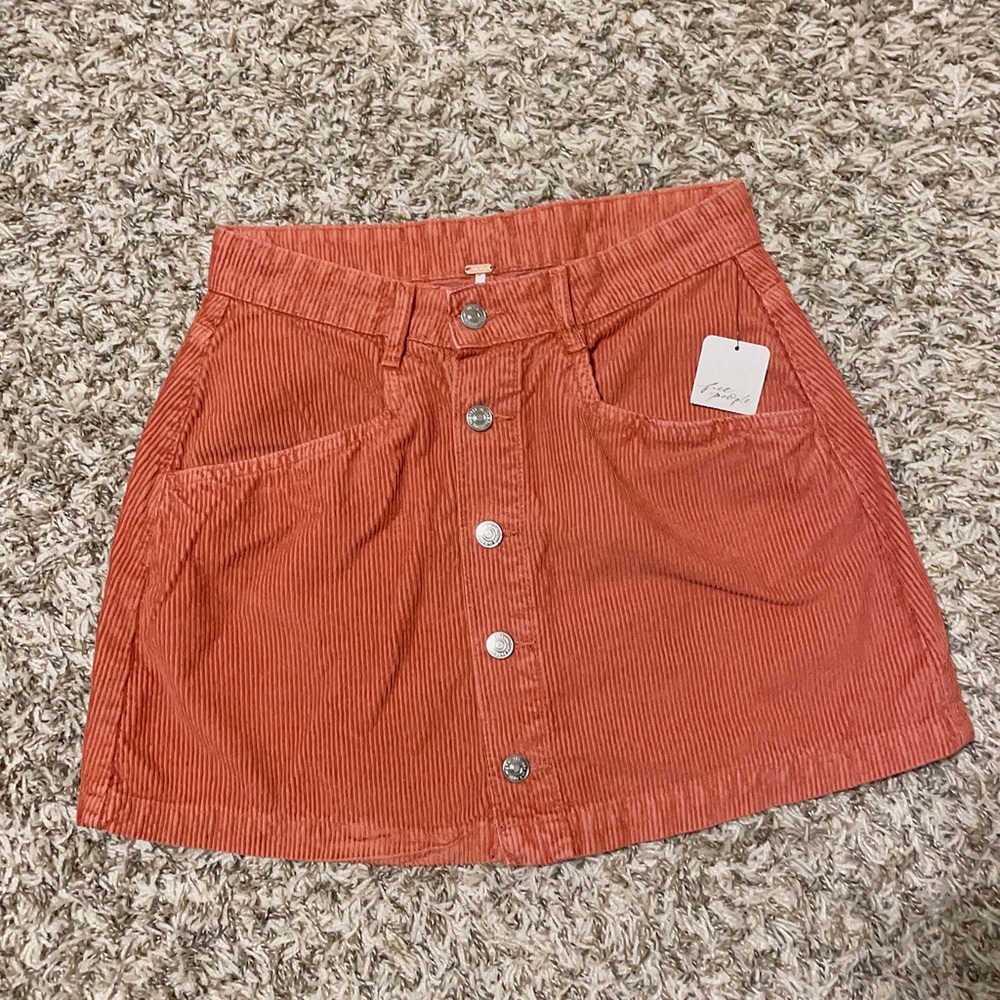 Free People Ray Cord Mini Skirt - Picture 6 of 8